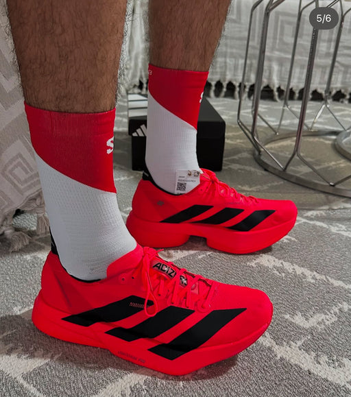 adidas Adizero Adios Pro 4 Lucid Red Black，