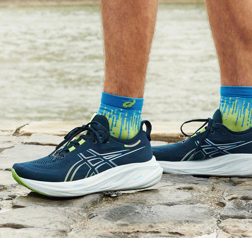 ASICS Gel-Nimbus 26 French Blue Electric Lime ,