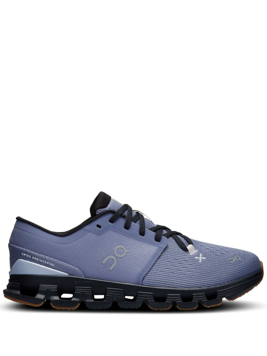 ON Cloud X 4 training trainers in dark grey and black