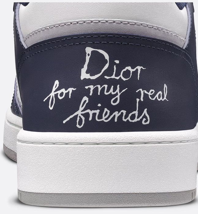 Dior Homme Black & White Oblique Canvas and Leather B27
