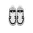 Louis Vuitton Black White Trainer