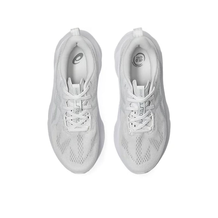 Asics Novablast 5 White & Piedmont Grey