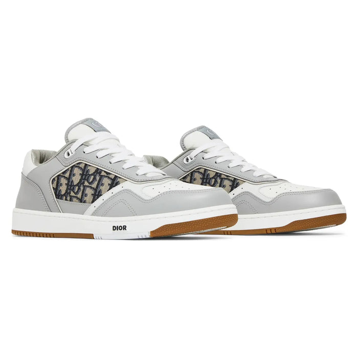 Dior Homme Grey Oblique Canvas and Leather B27