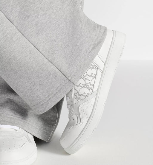 Dior Homme White Oblique Canvas and Leather B27