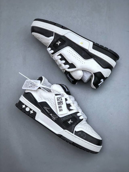 Louis Vuitton Trainer #54 Signature Black White