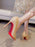 Christian Louboutin Kate Nude Diamond Pumps