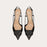 Valentino Black Lace Up Heels