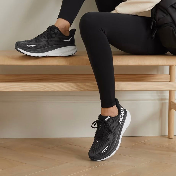 Hoka One One Clifton 9 Black White